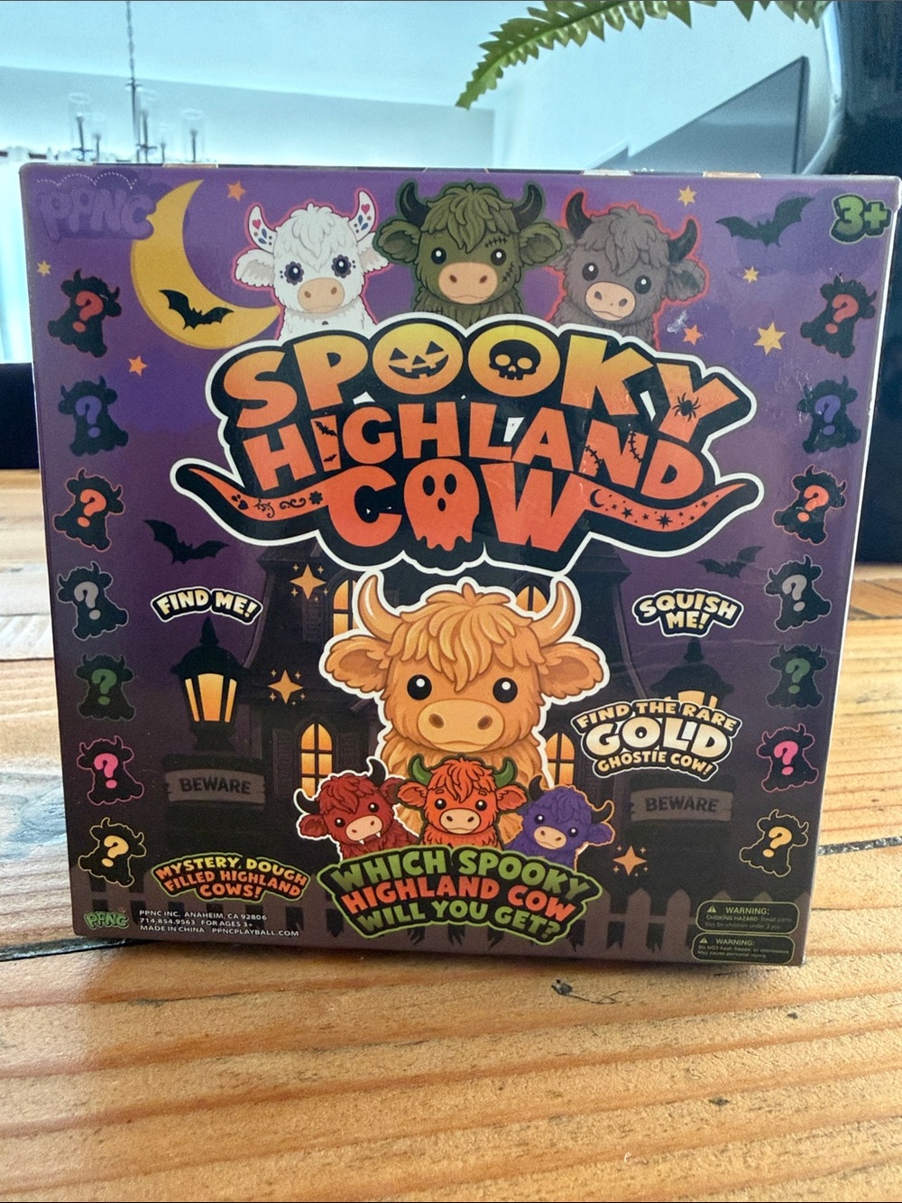 Spook Highland Cow Mystery Squishy Halloween Find the Rare ??? Sealed